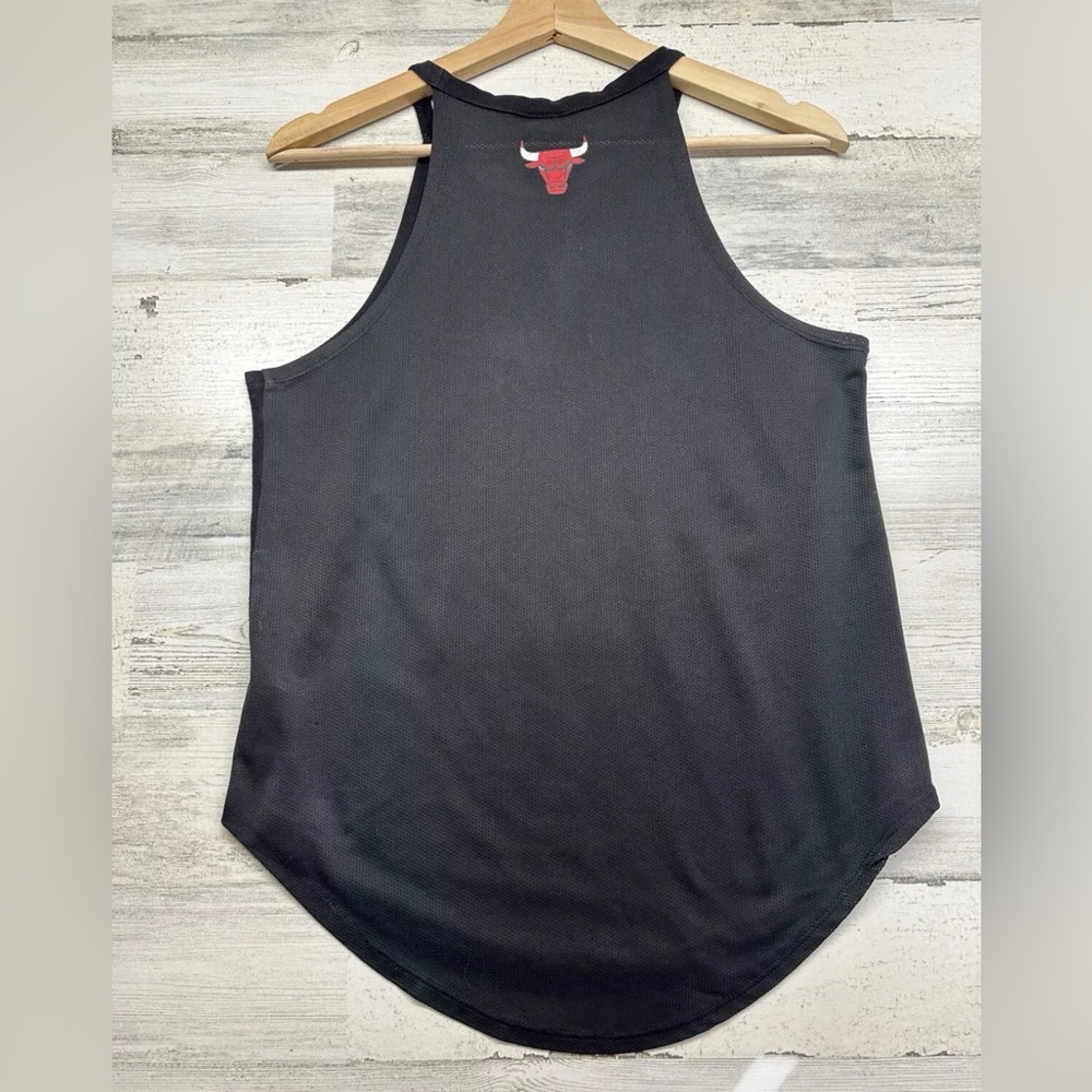Chicago Bulls NBA Basketball Womens Small Mesh Back‎ High Neck Tank Top - Picture 6 of 8